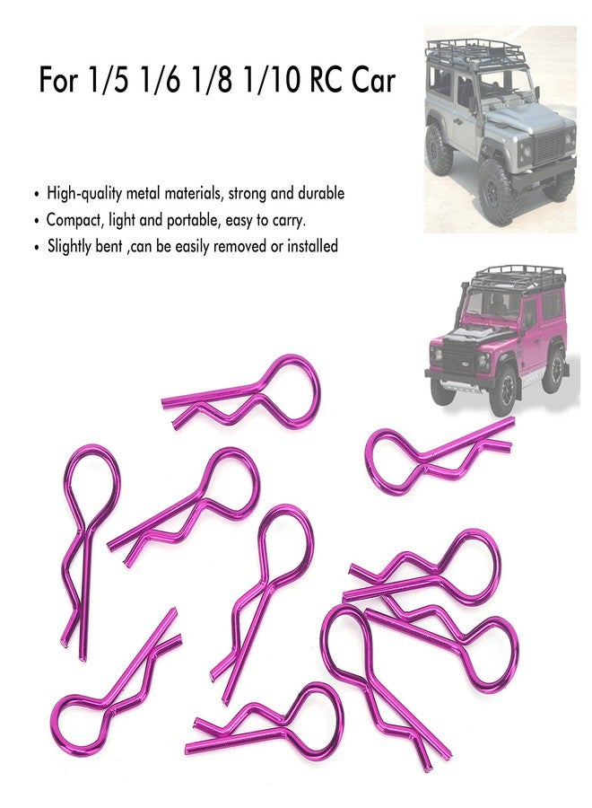 LZKW RC Car Shell Body Clips, RC Body Clips Portable for 1/6 RC Car for 1/10 RC Car for 1/5 RC Car for 1/8 RC Car(Purple) - Image 5